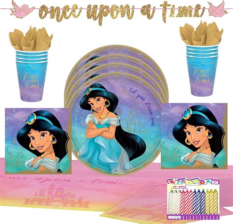 jasmine aladdin birthday party|Amazon.com: Jasmine Birthday Party Supplies.